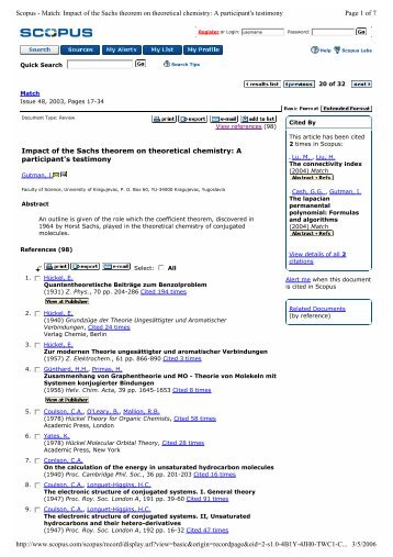 Impact of the Sachs theorem on theoretical chemistry: A participant's ...