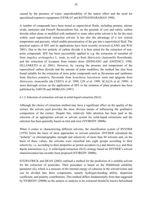 Extraction and Planar Chromatographic Separation Techniques in the