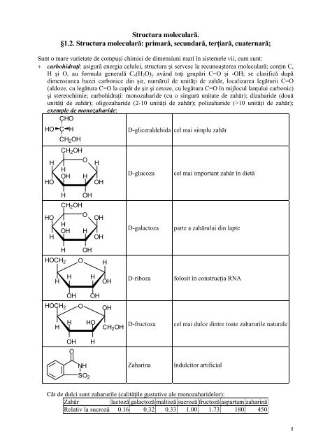 Structura moleculară