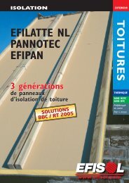 Panneaux de Toiture - EFILATTE NL - PANNOTEC ... - Soprema