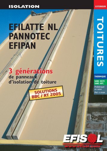 Panneaux de Toiture - EFILATTE NL - PANNOTEC ... - Soprema