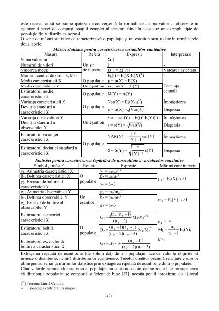 Raport de cercetare - Lorentz JÄNTSCHI