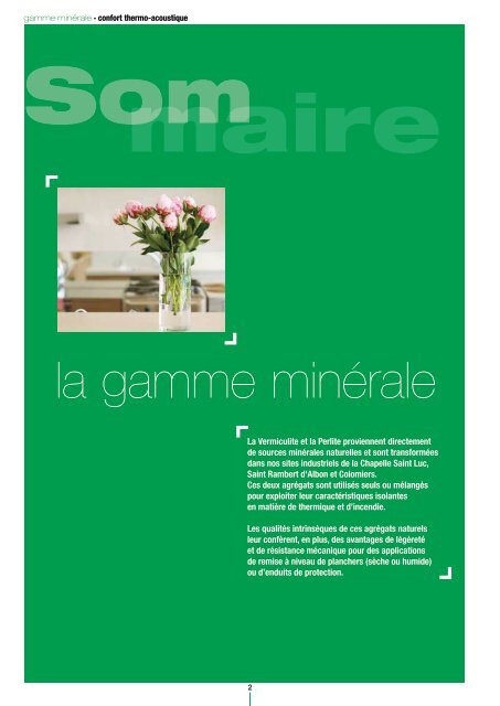 gamme minerale - Soprema