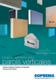 guide 'solutions' pour parois verticales - Soprema