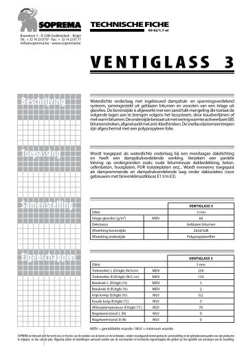 VENTIGLASS 3 - Soprema