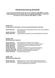 Handwerksordnung (HandwO) - kbic.de