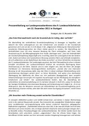 die vollständige Pressemitteilung - Landesschülerbeirat