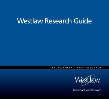 Westlaw Research Guide