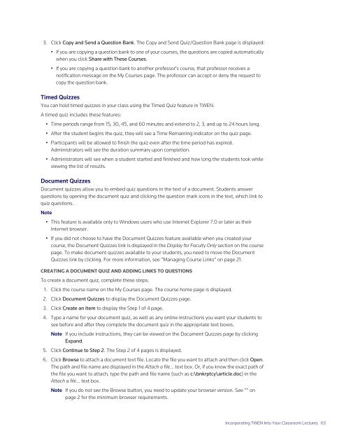 ADMINISTRATOR'S GUIDE TO TWEN - Westlaw