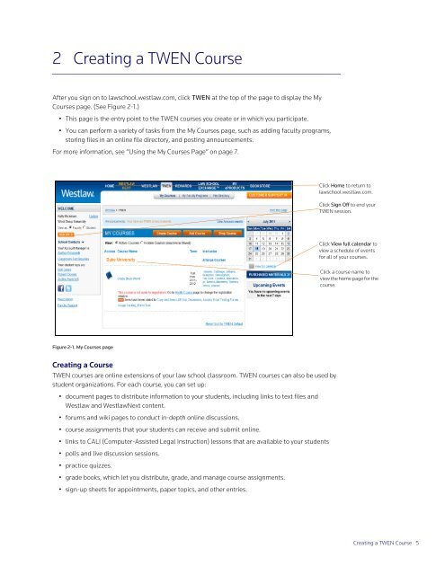 ADMINISTRATOR'S GUIDE TO TWEN - Westlaw