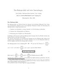 Das Skalarprodukt und seine Anwendungen - LSGM