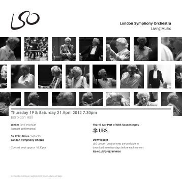 19 & 21 April programme PDF - London Symphony Orchestra