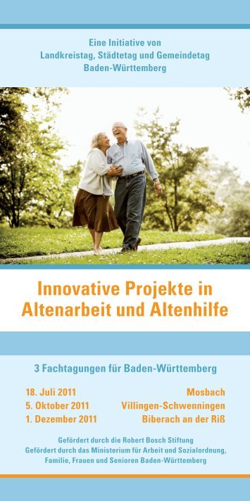 Innovative Projekte in Altenarbeit und Altenhilfe - AfA