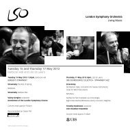 Programme PDF - London Symphony Orchestra