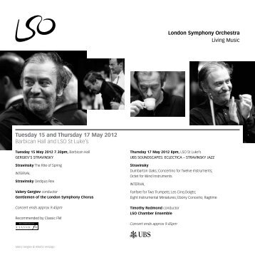 Programme PDF - London Symphony Orchestra