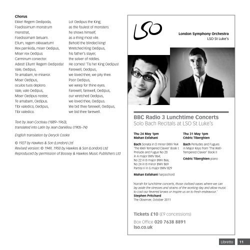 Programme PDF - London Symphony Orchestra