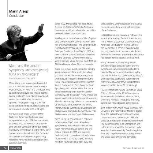 6 November programme PDF - London Symphony Orchestra