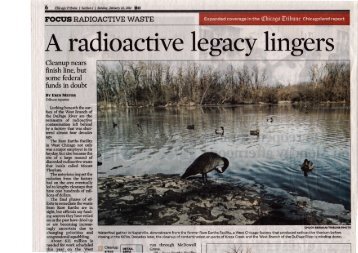 A radioactive legacy lingers