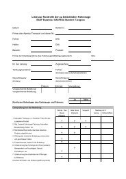 Liste zur Kontrolle der zu beladenden Fahrzeuge - Ludwigshafen ...