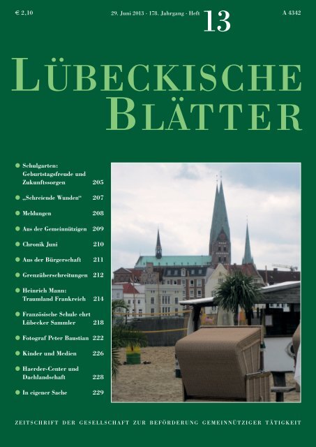 13 Lb178 Pdf Lubeckische Blatter