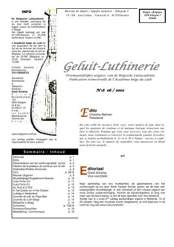 Geluit-Luth in erie Luth in erie - Belgian Lute Academy
