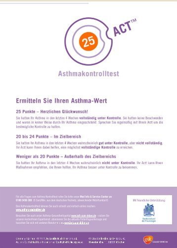 Asthmakontrolltest