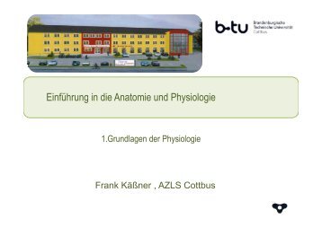 Anatomie VL 02 Grundlagen Physiologie - Ambulantes Zentrum für ...