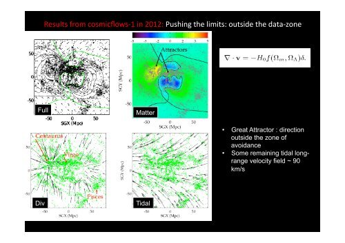 The Cosmic Flows project : voyage to the Great Attractor - LUTH