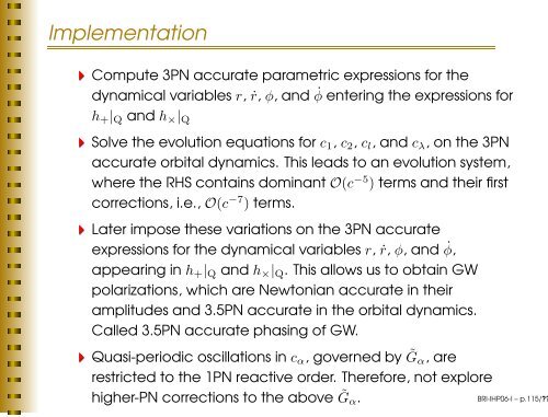 Gravitational Waves from Inspiralling Compact Binaries in ... - LUTH