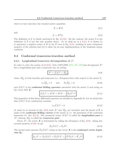 3+1 formalism and bases of numerical relativity - LUTh ...