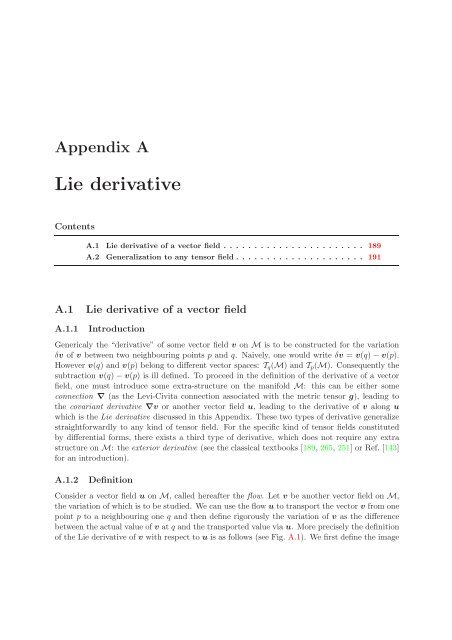 3+1 formalism and bases of numerical relativity - LUTh ...