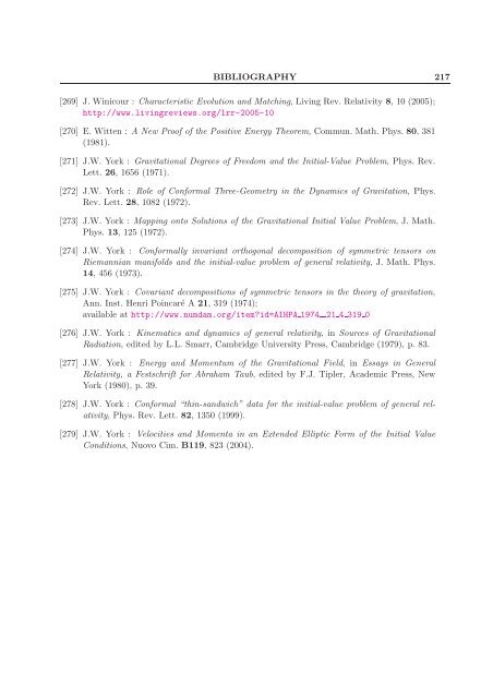3+1 formalism and bases of numerical relativity - LUTh ...