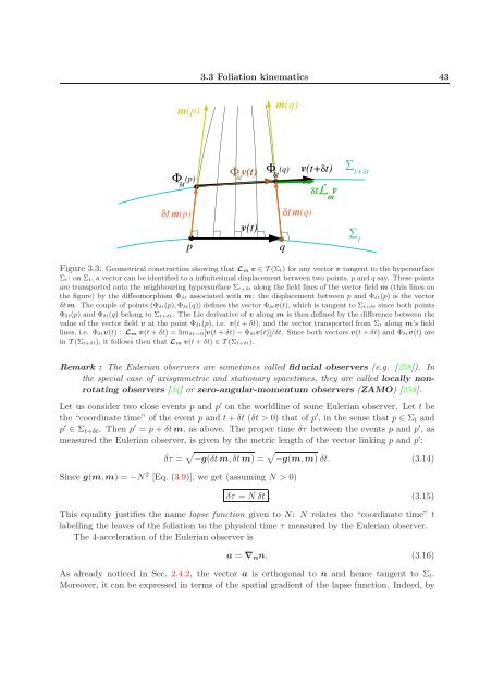3+1 formalism and bases of numerical relativity - LUTh ...