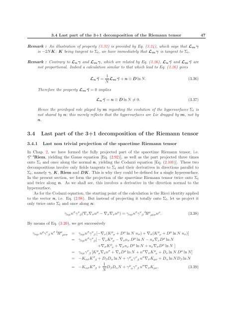 3+1 formalism and bases of numerical relativity - LUTh ...