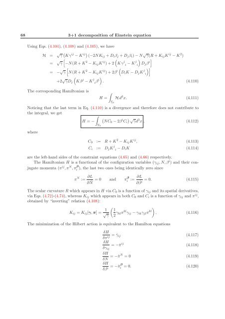 3+1 formalism and bases of numerical relativity - LUTh ...