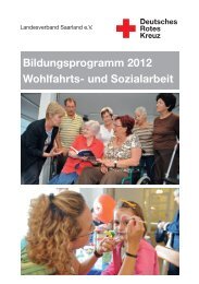 Bildungsprogramm 2012 Wohlfahrts- und Sozialarbeit