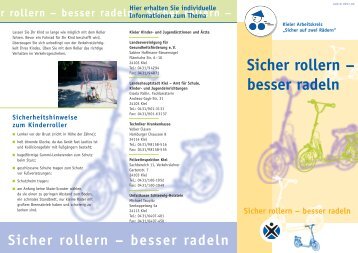 Sicher rollern – besser radeln - Landesvereinigung für ...