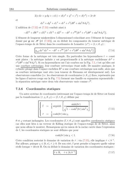 Relativité Générale - LUTh - Observatoire de Paris