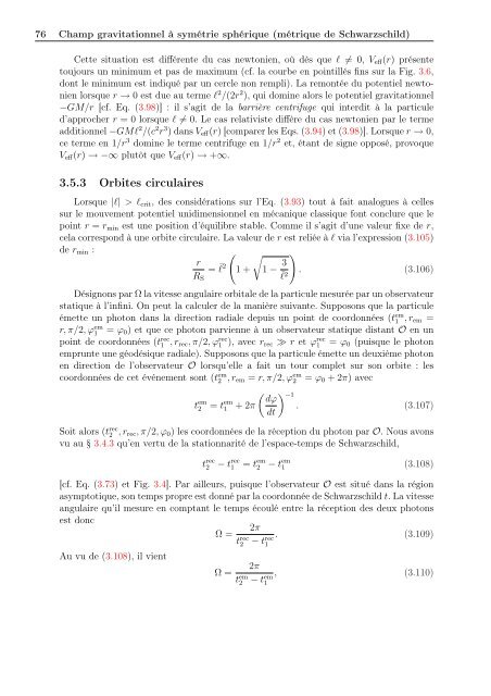 Relativité Générale - LUTh - Observatoire de Paris