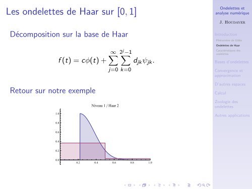 Ondelettes et analyse numérique - LUTH