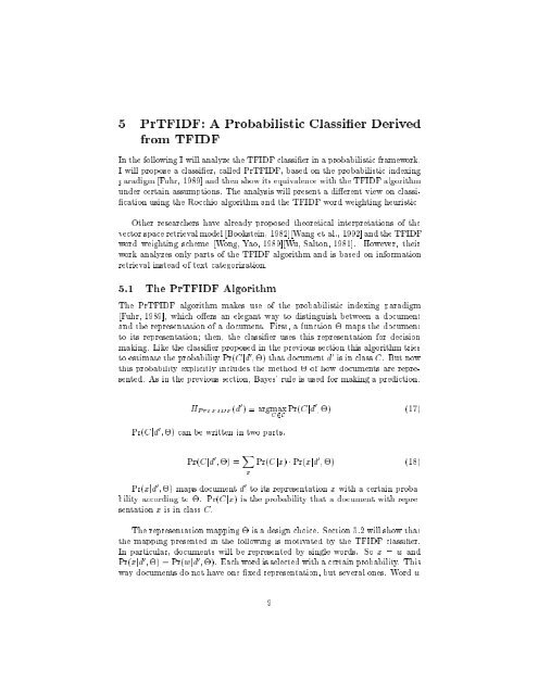 A Probabilistic Analysis of the Rocchio Algorithm Bith TFIDF for Text ...