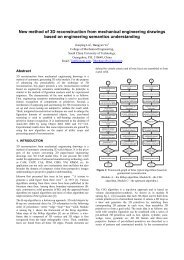 New method of 3D reconstruction from mechanical engineering ...