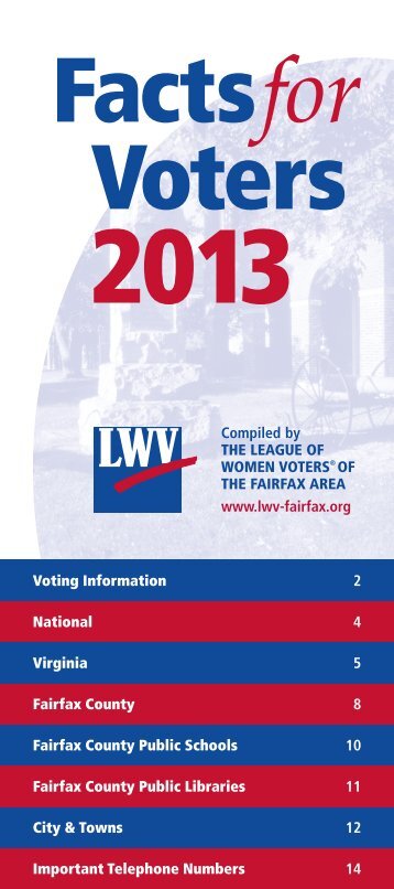 Download Facts for Voters! - The League of Women Voters of the ...