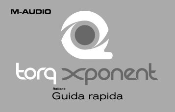 Guida rapida | Torq Xponent - M-Audio