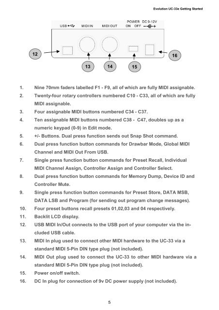 Quick Start Guide - M-Audio