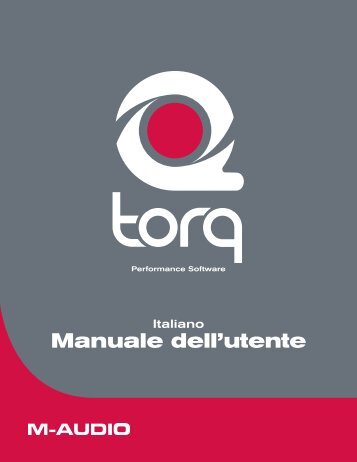 Manuale dell'utente di Torq - M-Audio