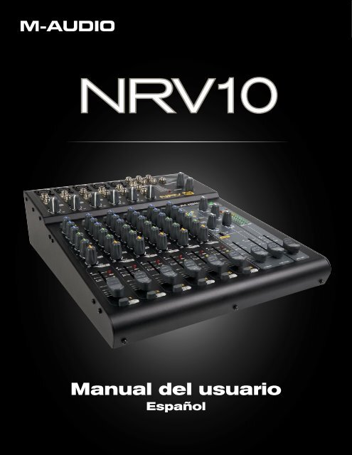 Manual de instrucciones de NRV10 - M-Audio