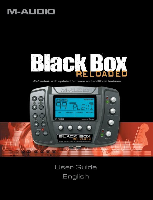 Black Box Reloaded User Guide - M-Audio