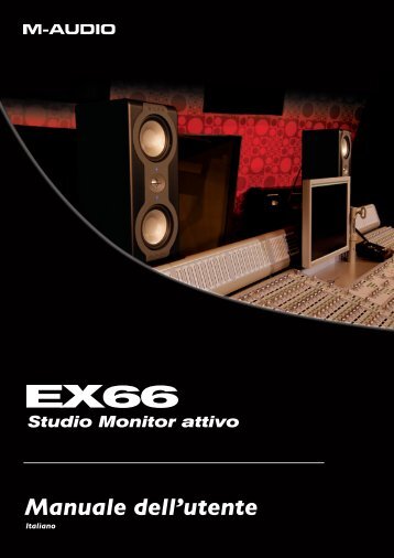 Manuale dell'utente di EX66 • Italiano - M-Audio