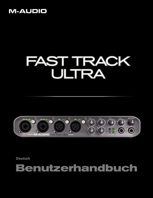 Fast Track Ultra | Benutzerhandbuch - M-AUDIO